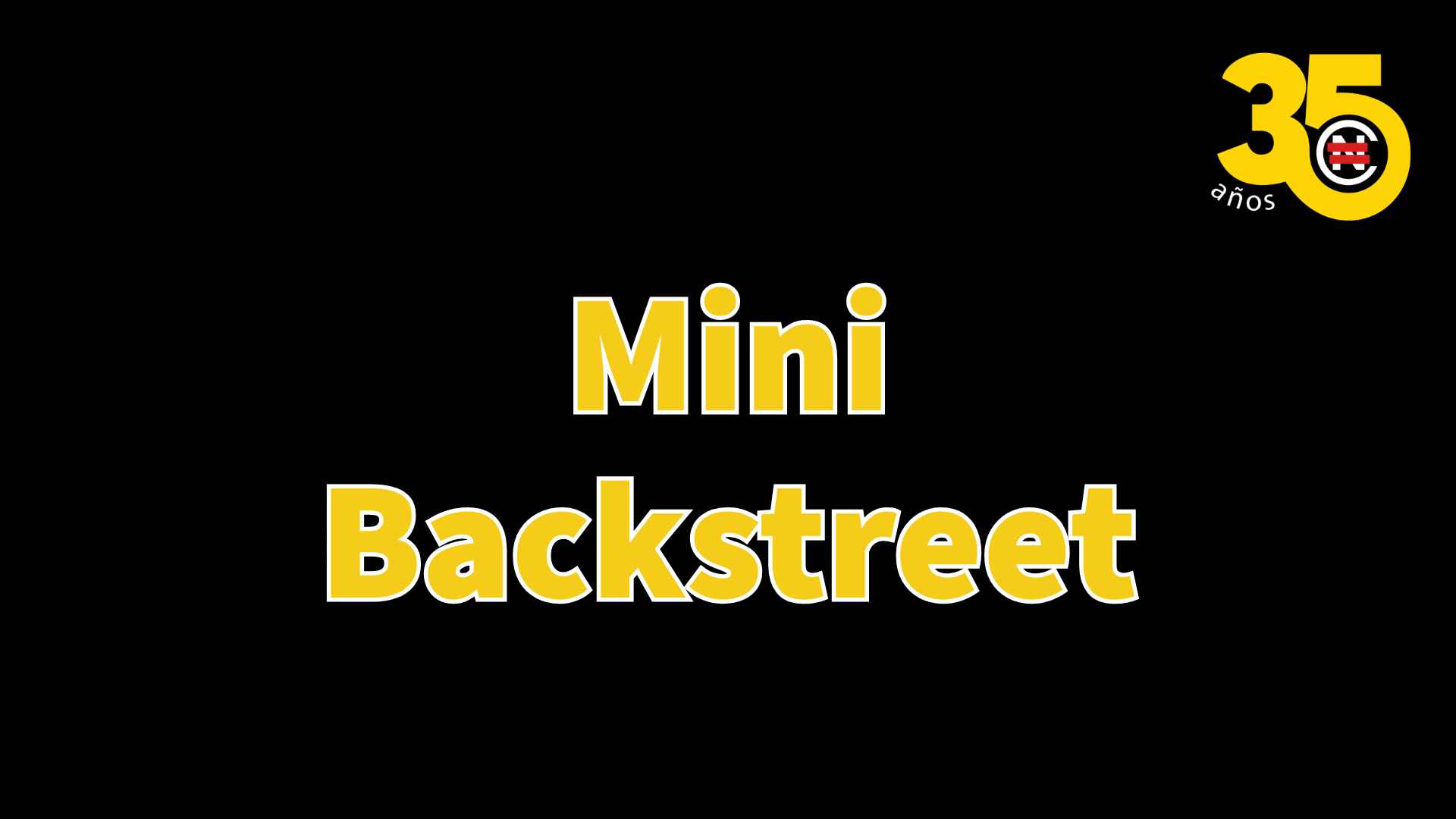 Mini Backstreet